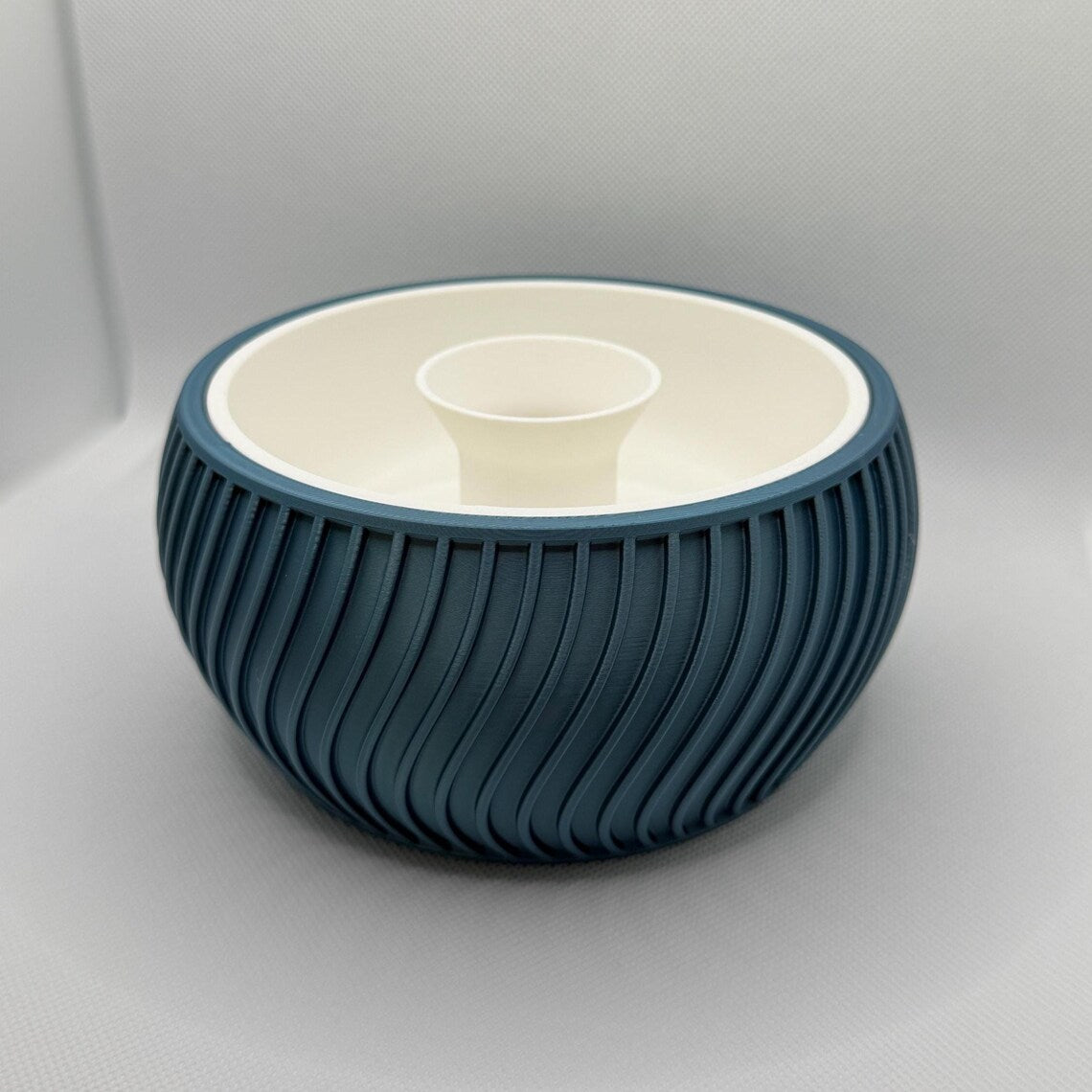 Stylische Pistazien Schale mit Auffangfach – Snack Bowl