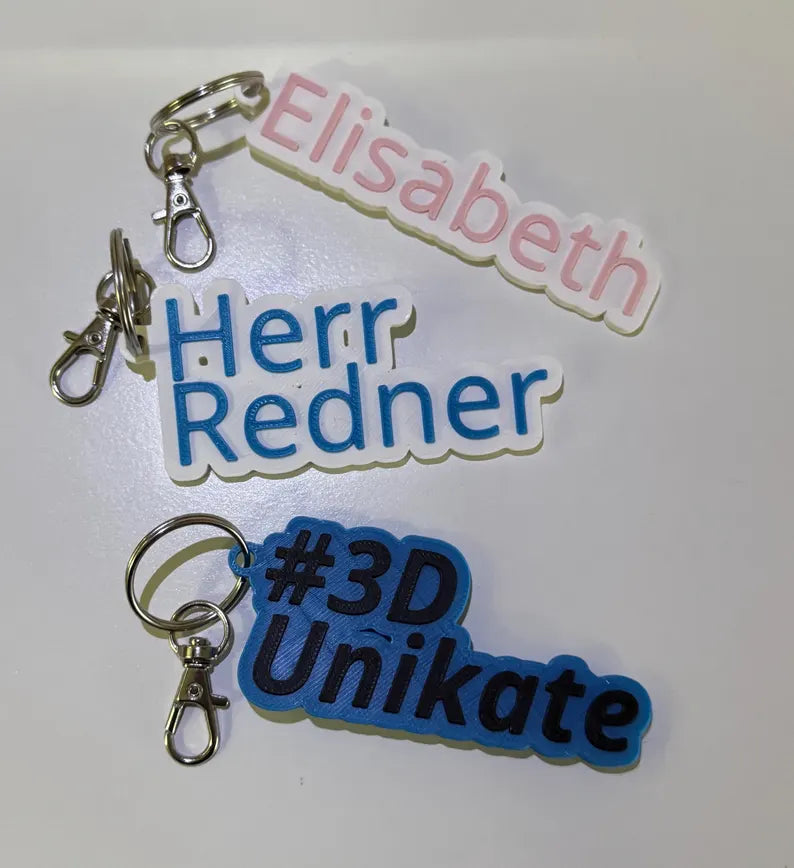 Schlüsselanhänger - 3D Gedruckt - Personalisiert